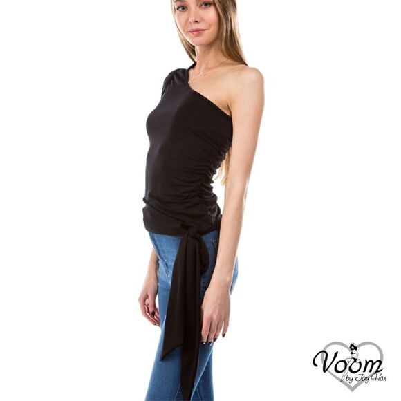 Abbeline One Shoulder Top NWT - Picture 12 of 13